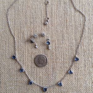 Chloe and Isabel blue petit necklace/ earring